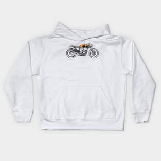 Honda Vintage Cafe Racer Kids Hoodie